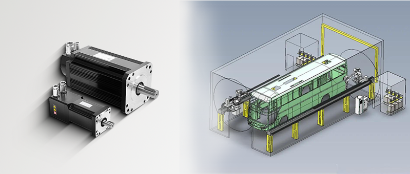 防爆伺服电机在桁架设备上的应用